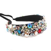 Stylish Baroque Colored Gemstone Headband Nhwj156756 main image 5