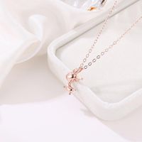 Simple Rose Gold Clavicle Chain Necklace Nhdp156791 main image 4