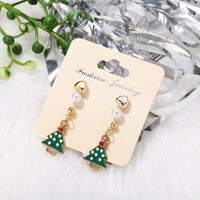 Creative Christmas Tree Alloy Earrings Nhpj156793 main image 6