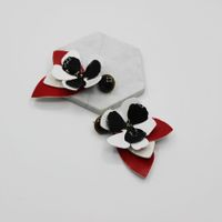 Kunden Spezifische Lin Gleiche Mode Süße Blüten Kontrast Ohrringe Europäische Und Amerikanische Neue Laufsteg Übertriebene Ohrringe Weibliche Ohrringe main image 5