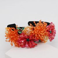 Fashion Wild Crystal Tassel Exaggerated Headband Nhwj156818 main image 5