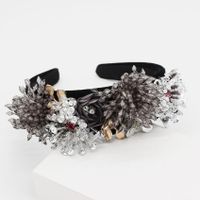 Fashion Wild Crystal Tassel Exaggerated Headband Nhwj156818 main image 7