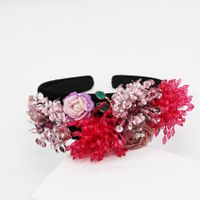 Fashion Wild Crystal Tassel Exaggerated Headband Nhwj156818 main image 12