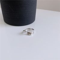 Hip-hop Style Rough Arc Curved Ring Nhyq156834 main image 8