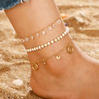 New Beaded Round Tassel Multi-layered Anklet Nhgy156928 main image 1