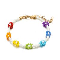 Colored Beads Flower Anklet Nhgy156931 main image 6