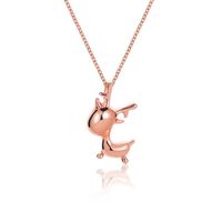 Europäische Und Amerikanische Kreative Halsketten Einfache Roségold Schlüsselbein Kette Geweih Weihnachts Schmuck Geschenk Kleine Elch Halskette sku image 1