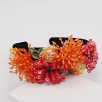 Fashion Wild Crystal Tassel Exaggerated Headband Nhwj156818 sku image 3