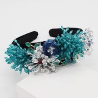 Fashion Wild Crystal Tassel Exaggerated Headband Nhwj156818 sku image 6