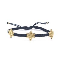 Miyuki Beads Hand-woven Gold Hexagonal Star Bracelet Nhgw157155 main image 4