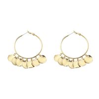Vintage Exaggerated Ring Metal Earrings Nhll157215 main image 6