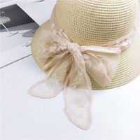 Lace Embroidered Triangle Scarf Solid Color Wavy Scarf Nhmn157357 main image 8