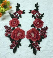 New Color Embroidery Water Soluble Collar Flower Applique Lace Collar Diy Flower Collar Sewing Accessories Clothing main image 3