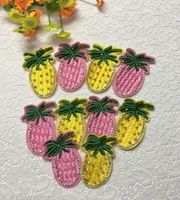 Sequins Embroidered Cloth Stickers Fruit Embroidery Stickers Pineapple Diy Handmade Accessories main image 3