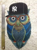 Fashion Hat Accessories Owl Heat Transfer Hot Map Hot Hat Owl Figure Diy Cloth Stickers main image 5