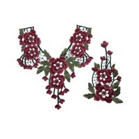 Fashion Applique Ethnic Style Colored Flowers main image 2
