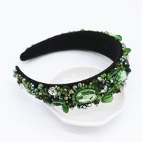 New Headband Full Diamond Gem Multicolor Luxury Ball Fashion Headband Accessories sku image 1