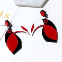 New Fashion Simple Exaggerated Acrylic Parrot Earrings Trend Earrings main image 1