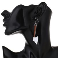 Creative Ear Jewelry Fashion Fun Creative Simple Acrylic Small Axe Earrings main image 6