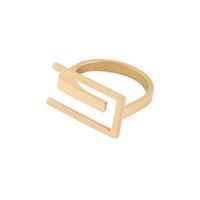 Minimalist And Small Temperament Letter E Ring main image 6