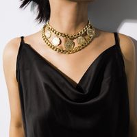 Retro Geometric Alloy Plating Women's Necklace main image 6