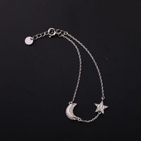 Star Moon Diamond Bracelet Female Personality Fashion Niche Design Jewelry main image 3