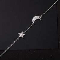 Star Moon Diamond Bracelet Female Personality Fashion Niche Design Jewelry main image 5