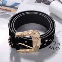 Alloy Flannel Belt Fashion Versatile Belt Simple Clothing Accessories main image 5