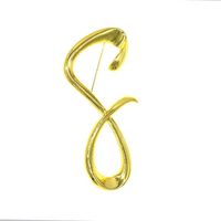 European And American Metal Exaggerated 8 Word Styling Brooch Female Simple Fashion Net Red Brooch main image 6