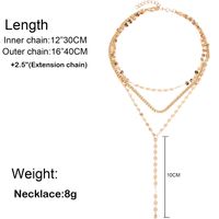 Europäische Und Amerikanische Grenz Überschreitende Accessoires Mode Pailletten Personal Isierte Halskette Weiblich Necklace 12740 main image 6