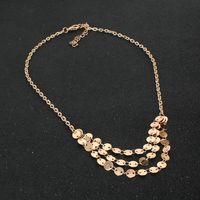 Fashion Sequins Multi-layer Necklace Neck Chain Clavicle Chain main image 3