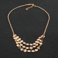 Fashion Sequins Multi-layer Necklace Neck Chain Clavicle Chain main image 4