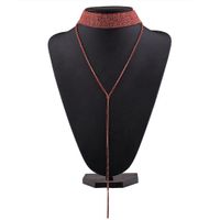 Personalized Jewelry Popular Neck Chain Choker Multi-layer Full Diamond Necklace sku image 3