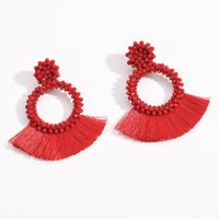 Mizhu Tassel Earrings Earrings National Wind Earrings Trinkets Accessories sku image 2
