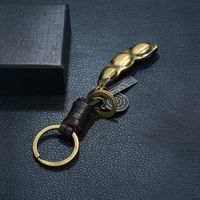 Fashion Wholesale Hand-knitted Leather Keychain Trinkets main image 5