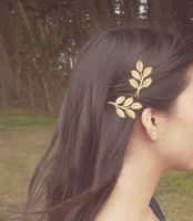 Hair Accessories For Girls Vintage Hair Accessories Olive Branch Hairpin Bridal Headdress Tree Leaves Clip Wholesale main image 4