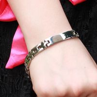 Wholesale Fashion Korean Jewelry Bracelet With Magnet Health Chain Couple Bracelet main image 3