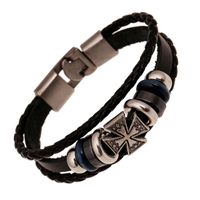 Punk Bracelet Wholesale Leather Bracelet Handmade Vintage Leather Bracelet main image 1