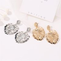 Fashion Hollow Leaves Earrings Ethnic Style main image 3
