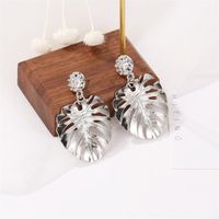 Fashion Hollow Leaves Earrings Ethnic Style main image 4