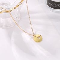 Electroplating Hollow Heart Necklace Alloy Heart-shaped Simple Clavicle Pendant Exquisite Versatile Accessories main image 4