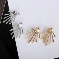 Creative Round Nails Vertical Long Stud Earrings Wholesale Fashion main image 6