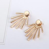 Creative Round Nails Vertical Long Stud Earrings Wholesale Fashion main image 3