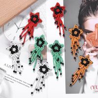 Funny Mizhu Tassel Earrings Unique Earrings Fashion Earrings Accessories main image 2