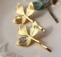 Hair Accessories For Girls Vintage Hair Accessories Olive Branch Hairpin Bridal Headdress Tree Leaves Clip Wholesale sku image 1