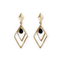 Geometric Earrings Fashion Diamond Long Earrings Creative Temperament Goddess Ear Jewelry Wholesale sku image 1