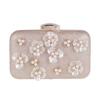 Bag New Dinner Clutch Bag Fashion Flower Pearl Women's Diagonal Package main image 1