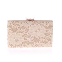 Lace Evening Banquet Bag With Diamonds Fashion Women's Small Square Bag main image 5