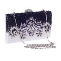 Beaded Embroidered Bag Austrian Rhinestone Evening Party Package Simple Evening Women's Bag main image 1