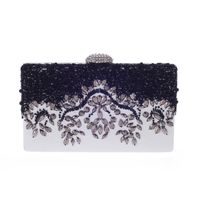 Beaded Embroidered Bag Austrian Rhinestone Evening Party Package Simple Evening Women's Bag main image 4